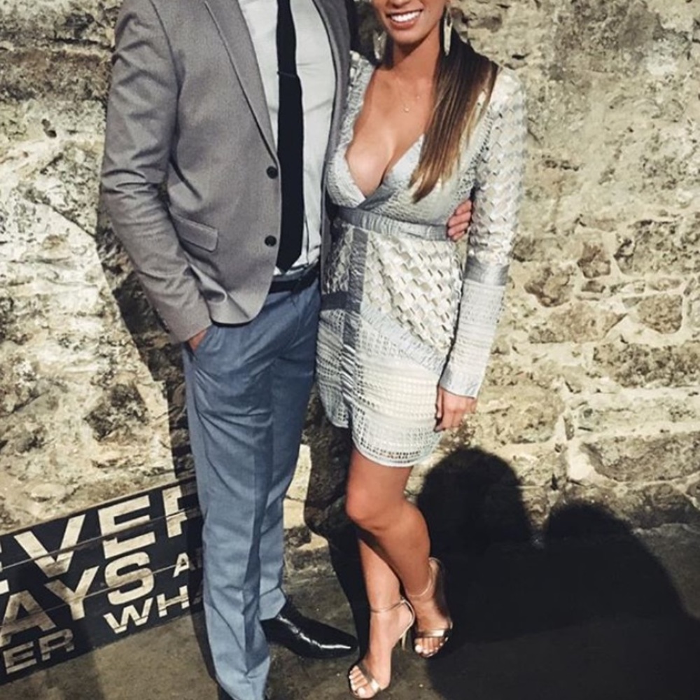 Missguided long sleeve dress